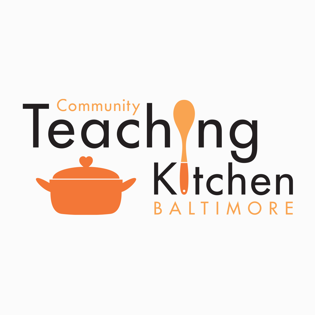 Logo for American Heart Association's healthy cooking program, Community Teaching Kitchen-Baltimore
